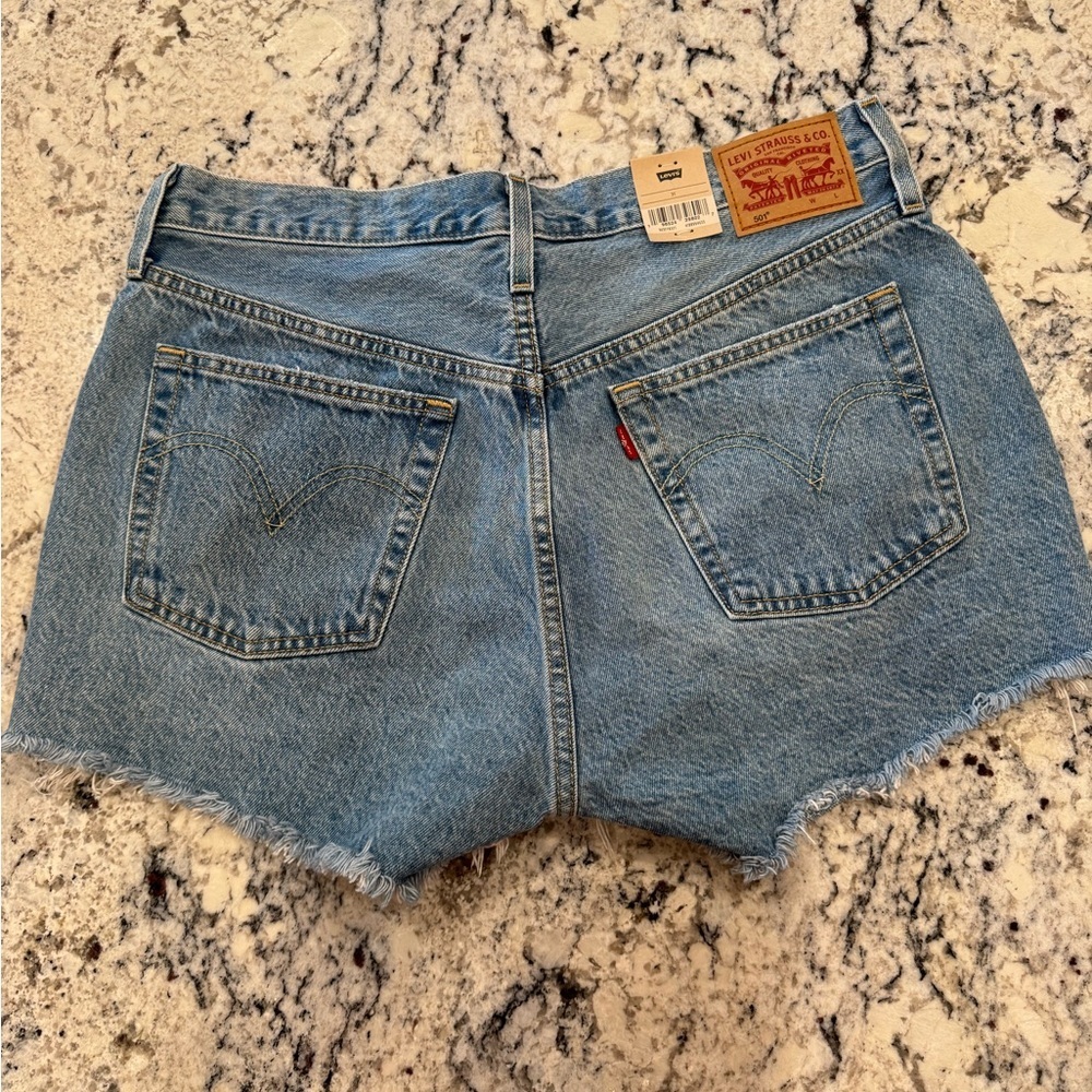 Levi’s 501 High Rise Cutoff Shorts Size 31 NWT 100% Cotton - Picture 7 of 8